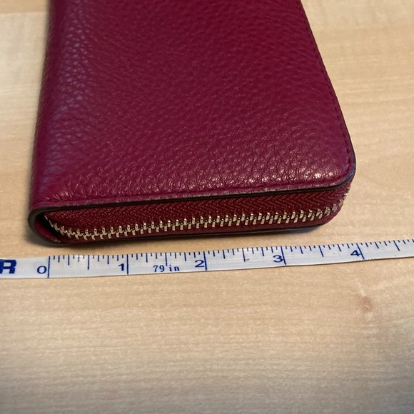 Kate Spade New York Large Leather Zip Around Wallet - EUC - Picture 12 of 13